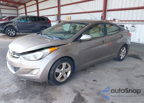 2012 Hyundai Elantra Gls/Limited z USA, uszkodzony, nr VIN 5NPDH4AE0CH092259